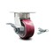 Service Caster 4 Inch Kingpinless Poly on Aluminum Wheel Caster with Brake and Swivel Lock SCC SCC-KP30S420-PAR-SLB-BSL - alternate 1